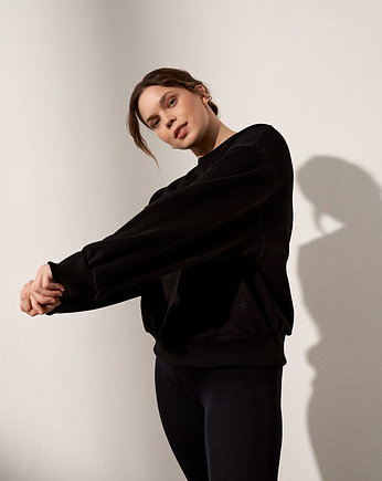 Bluza do jogi JUST PERFECT Oversize Sweatshirt - black sky s/m, Moonholi
