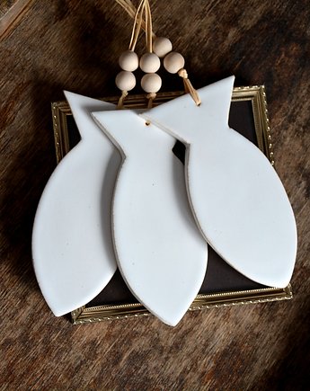 3 ryby ceramiczne, Wooden Love