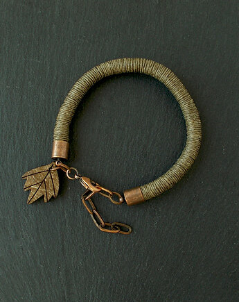 Lniana bransoletka z liściem, galeria nuit