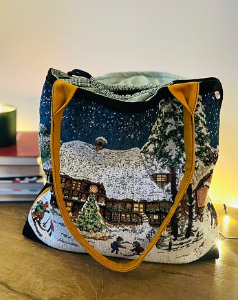 Żakardowa zimowa torba MAGIC, PELA