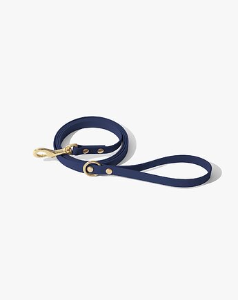 Smycz miejska premium mosiądz - navy blue, Tobby