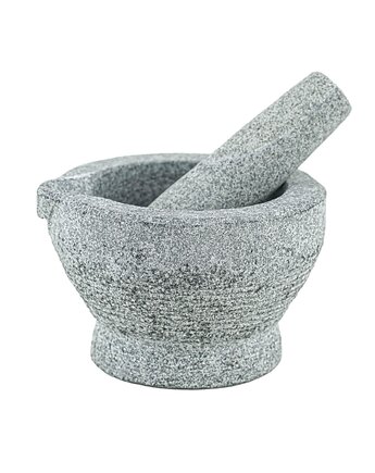 Moździerz kamienny z lat 70., surowa forma użytkowa rodem z Danii, Przetwory design