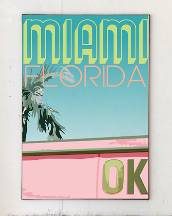 Plakat Miami Florida, Project 8