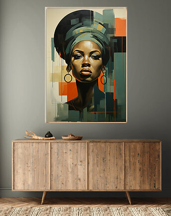 Barwy Afryki - Plakat - Druk - Abstrakcja, Surrealizm, Fotografia, Loft #28, Black Sapphire Art