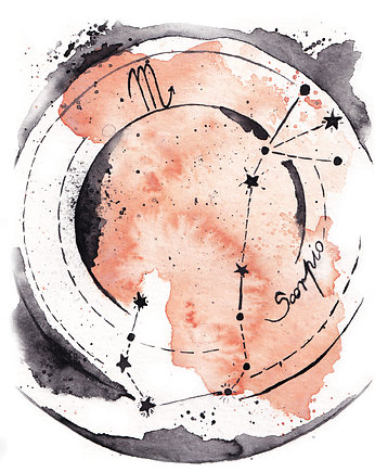 Plakat Gwiazdozbiór Strzelca Znak Zodiaku STRZELEC, My Moment