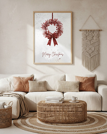 Plakat Burgundy wreath, Well Done Shop