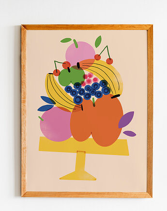Plakat Kolorowe owoce, MUKI design