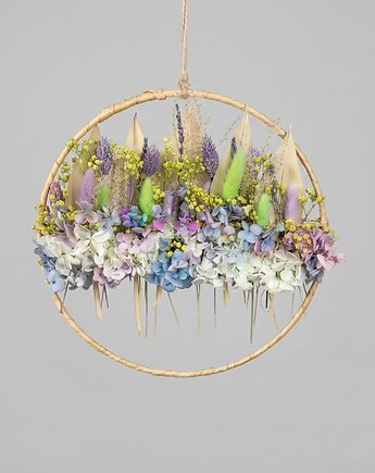 Dekoracja Ścienna z Kwiatów, Florals&Moss