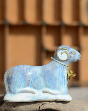 Baranek wielkanocny jedyny niebieski  jak rozpłynięte niebo :), Joanna Serafin design