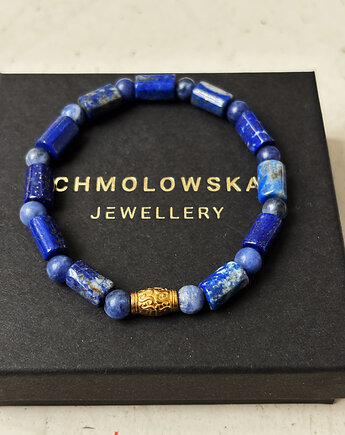 Bransoletka Męska Lapis Lazuli i Sodalit, Chmolowska Jewellery