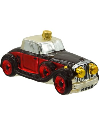 Bombka choinkowa: Retro samochód: brązowy, Syn Bombkarza