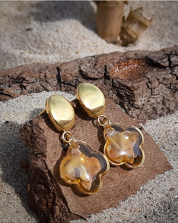 Kolczyki z bursztynem, Figa handmade accessories