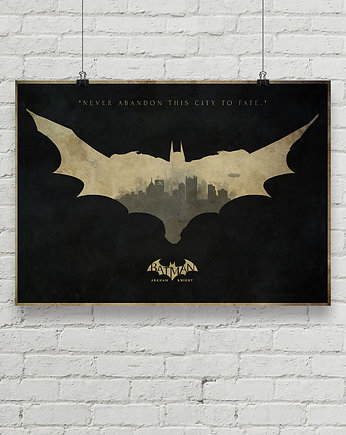 Batman: Arkham Knight - plakat fine art, minimalmill