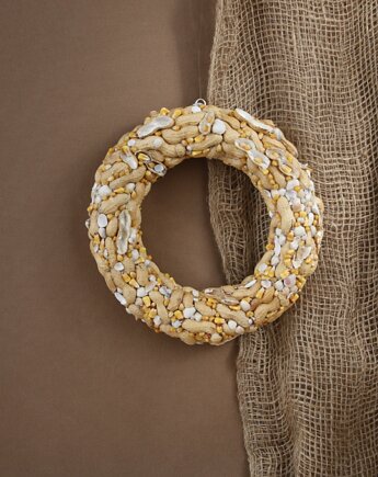 Wianek dekoracyjny ,,Orzechowa plaża", Rondo Kwiatowe