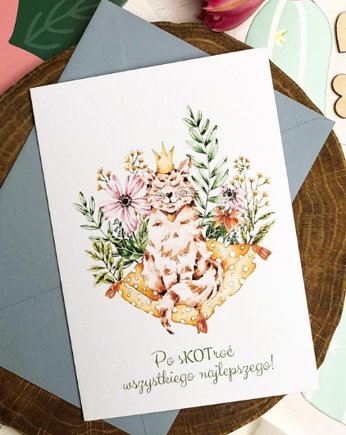 Kartka urodzinowa "Dumna Kotka", Design Your Wedding