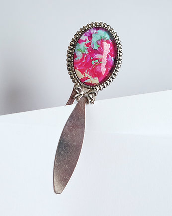 Zakładka do książki - Amarantowe róże, yenoo