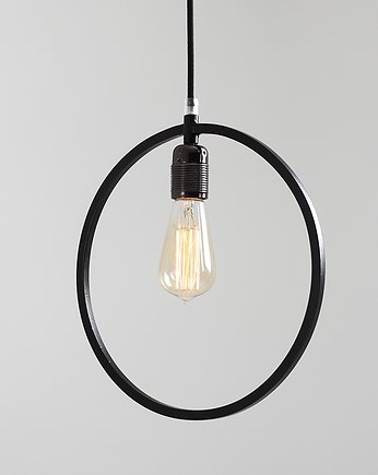 Lampa geometryczna industrialna wisząca Veto - czarna lub biała, CustomForm