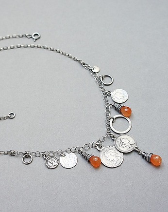 Numizmaty orange/ naszyjnik, Katia i krokodyl