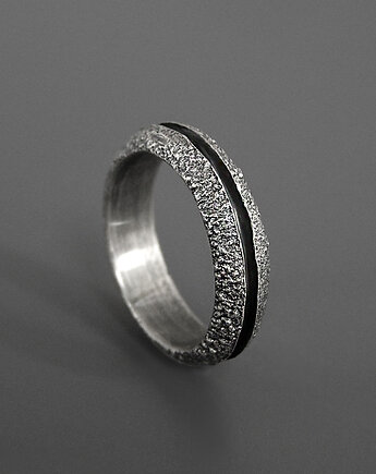 Obrączka, Surowe Srebro, Pastelove Jewelry