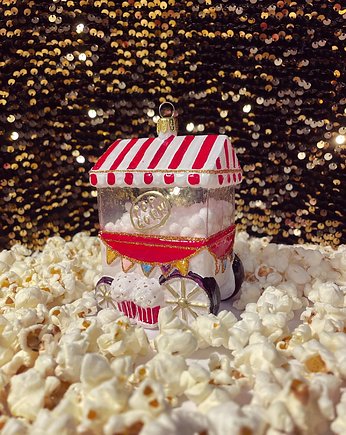 Wózek z popcornem, Max Glass Ornaments
