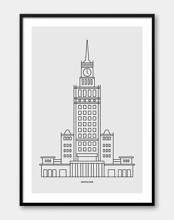 Plakat Inspirujące Miasta - Warszawa, Pracownia Och Art