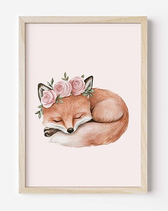 Kolekcja leśne zwierzęta nr 2  Plakaty Na Ścianę Dla Dzieci, Dekoracjan