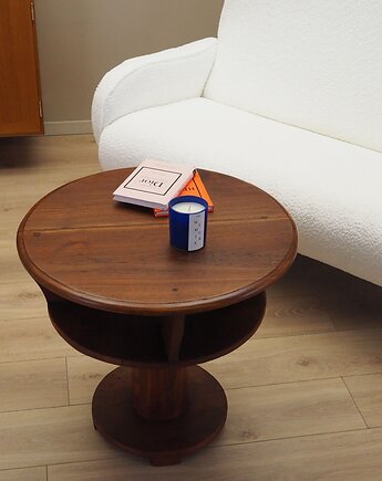 Stolik dębowy, włoski design, lata 60, produkcja: Włochy, Przetwory design