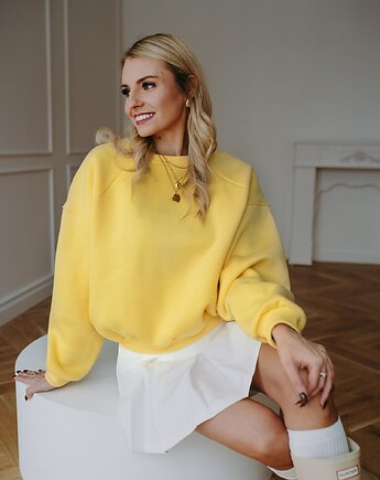 Bluza Basic oversize żółta, BejbiStory