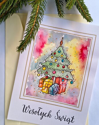 Kartka świąteczna Boże Narodzenie, ajlla