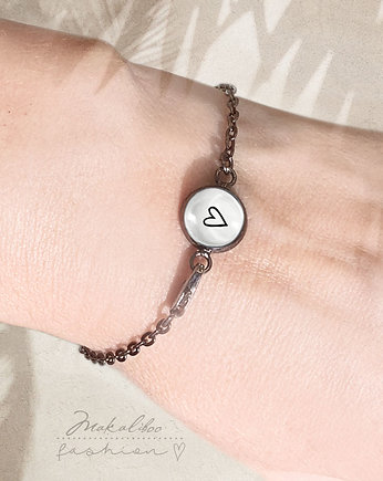 Serduszko - bransoletka boho style simple, Makaliboo