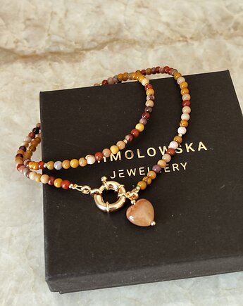 Naszyjnik Mokait i Jaspis, Chmolowska Jewellery