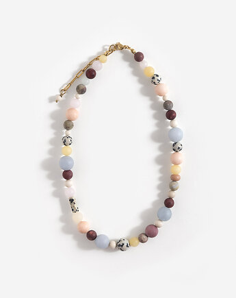 Bąbelkowy naszyjnik z kamieni naturalnych, ech studio