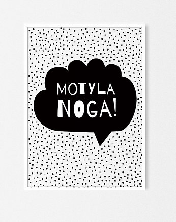 Motyla noga | plakat A3, OSOBY - Prezent dla noworodka