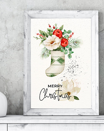 Plakat Christmas sock, Well Done Shop