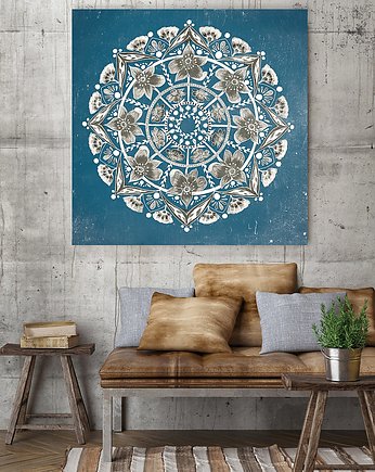 Plakat Mandala 60x60cm, Malgorzata Domanska