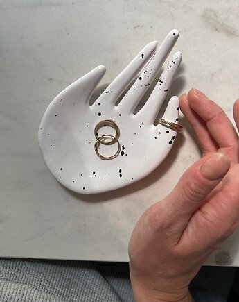 Ceramiczna Łapka Handmade Talerzyk na Biżuterię Dalmatyńczyk, Maison Fragile