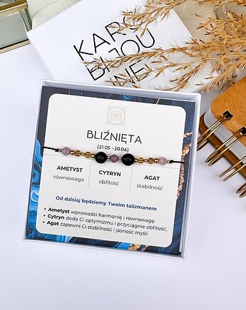 Bransoletka dla zodiakalnych BLIŹNIĄT, KaroBijouLine