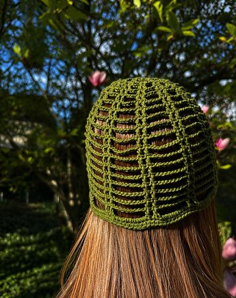 Ażurowa czapka Boho, Art Nadiia