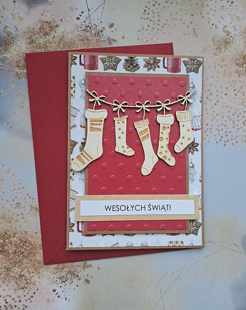 Kartka świąteczna/kartka na Boże Narodzenie, Kartkodzielo