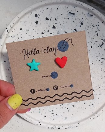 Kolczyki  Mini  Mix&Match, Hellaclay