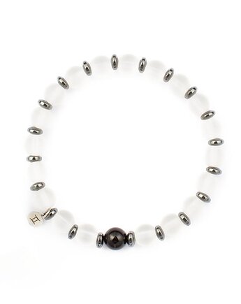 Męska bransoletka zodiakalna - Bliźnięta - Energia i Równowaga IV, Kulka Bransoletki