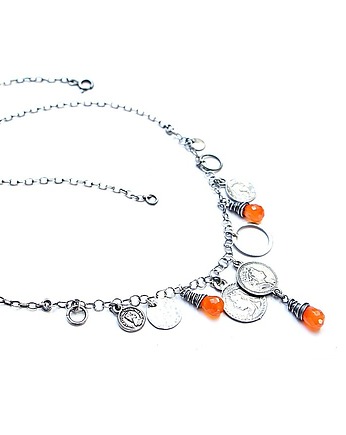 Numizmaty /orange/ -  naszyjnik, Katia i krokodyl