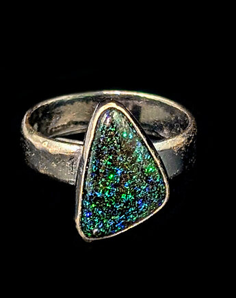 Pierścionek cosmic- Matrix opal, Pracownia Neores