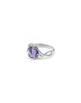 Pierścionek VIORA - ametyst, NINIcoJewelry