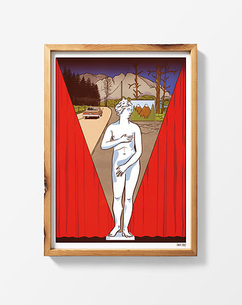 Twin Peaks x print, Justyna Frąckiewicz
