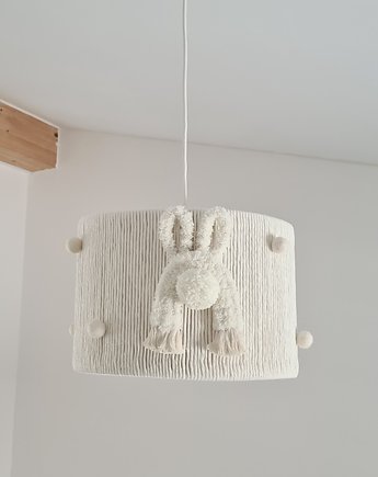 Klosz do lampy sufitowej dziecięcej "Puszyste Zające", Marmys Felt Studio