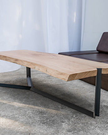 Stolik kawowy lity dębowy Drewno Design Loft Dąb, ving