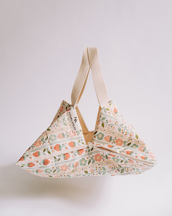 Wielorazowa Torba na Ciasto - Vintage Strawberry, NATURA ATELIER