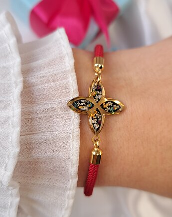 Bransoletka Dzika Marchew na Czerni, Frant Art Jewellery