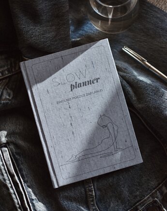 SLOW PLANNER 2025 - kolor: denim blue - układ dzienny, SFERA ŻYCIA
